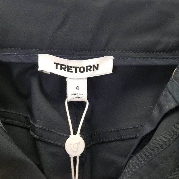 Tretorn Cropped Cuffed Pants Women's 4 Lightweight Pedal Pushers Golf Black NEW - Picture 11 of 16